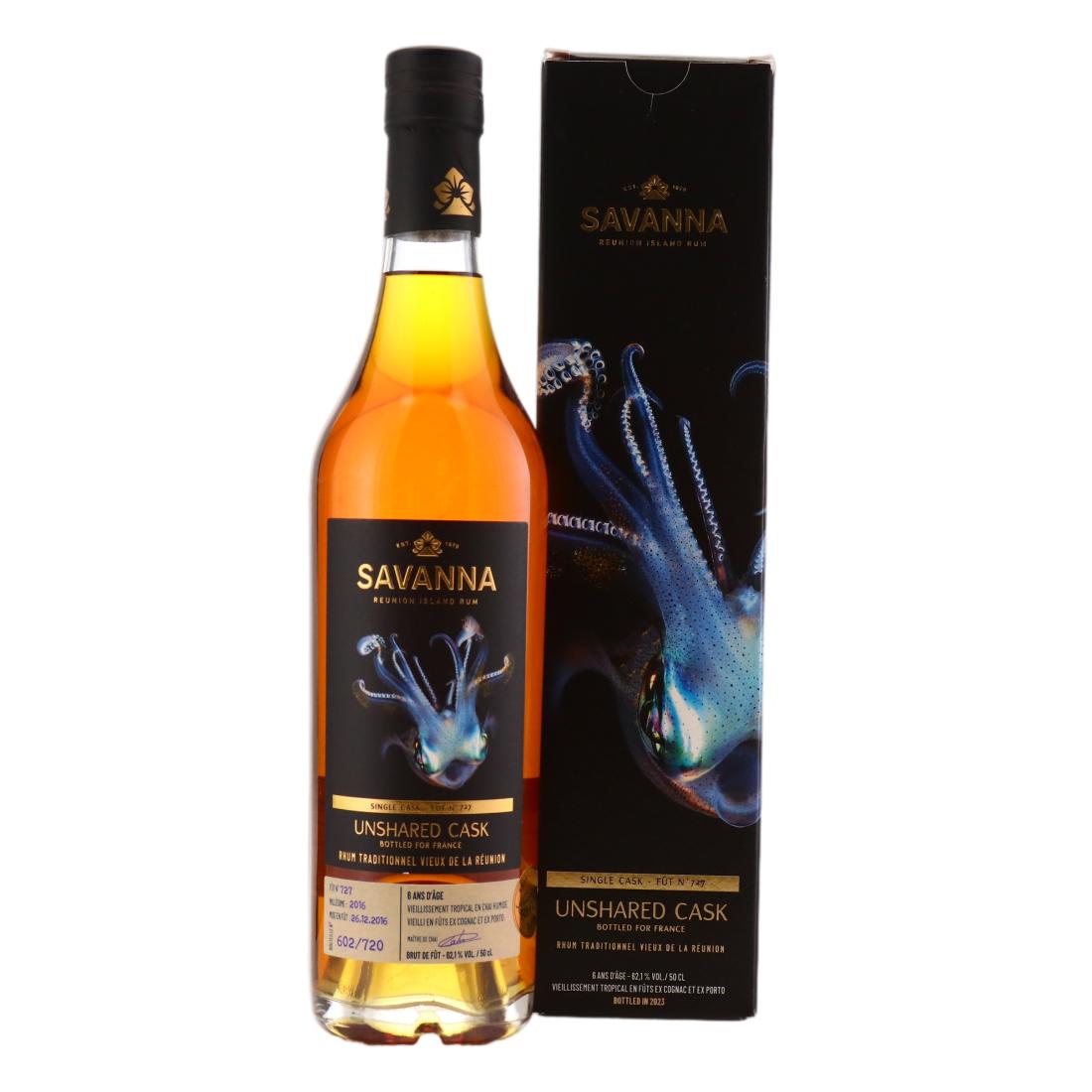 Savanna 2016 Unshared Cask 6 Year Old Rhum Traditionnel