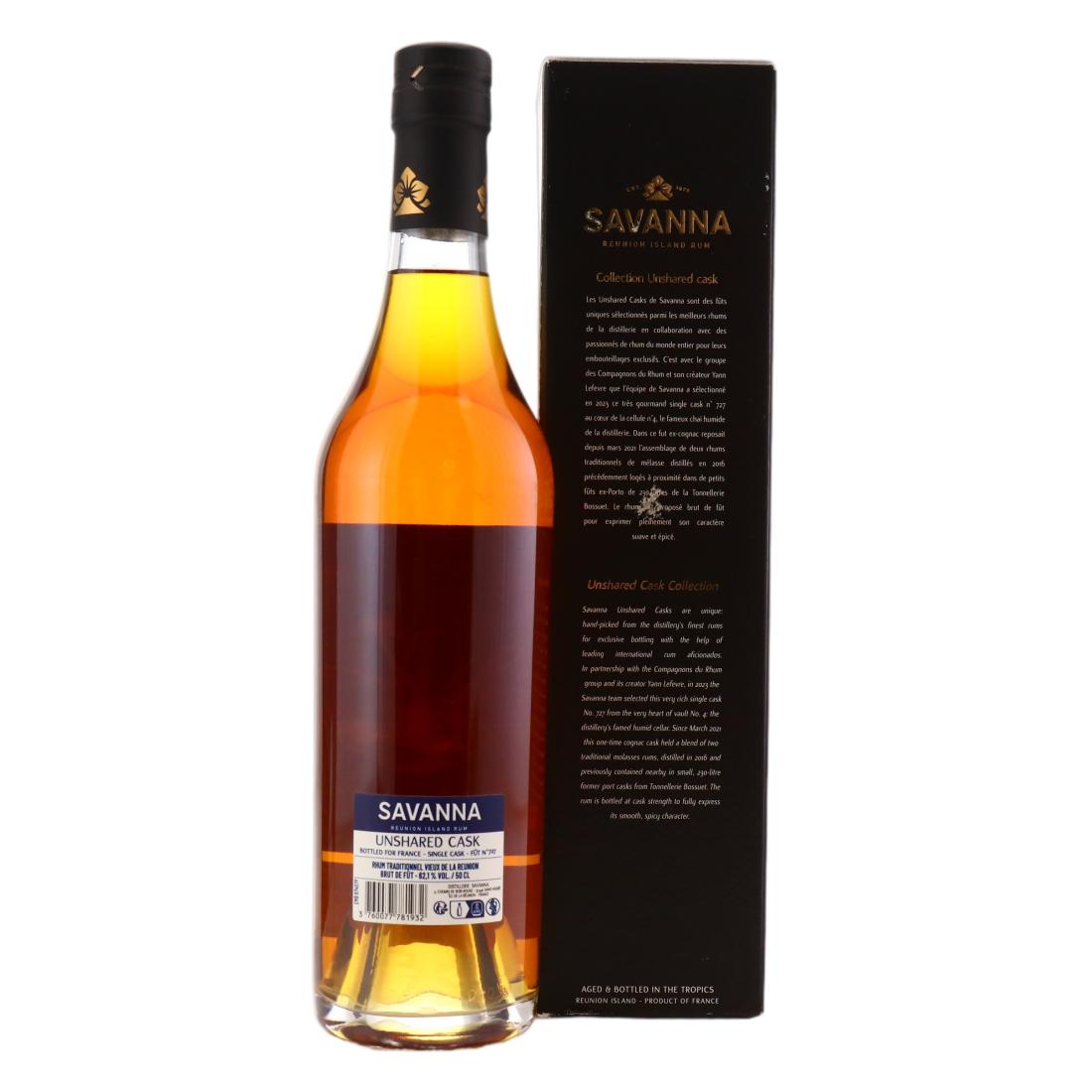 Savanna 2016 Unshared Cask 6 Year Old Rhum Traditionnel