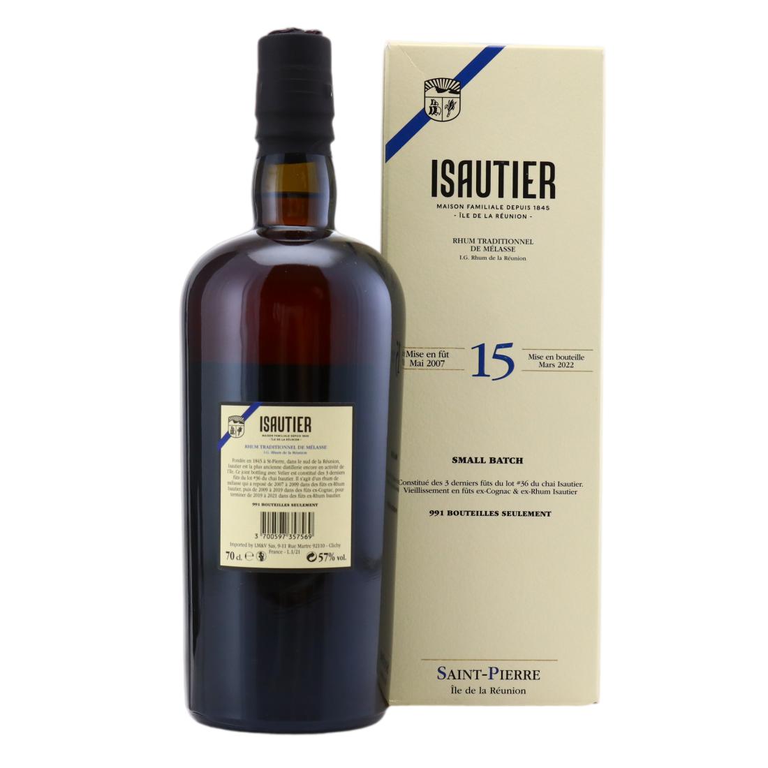 Isautier 2007 Small Batch 15 Year Old Lot #36