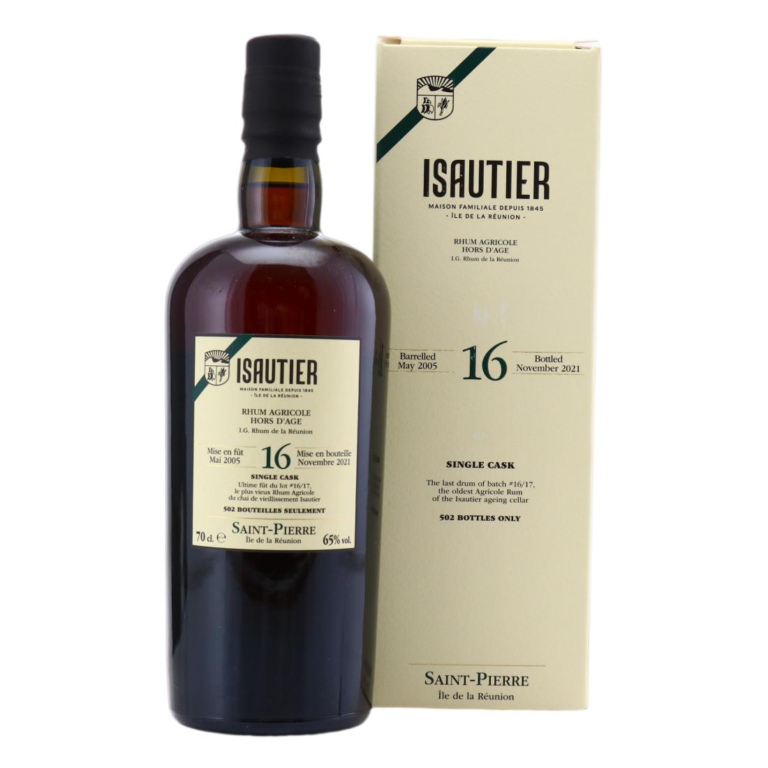 Isautier 2005 Single Cask 16 Year Old Lot #16/17