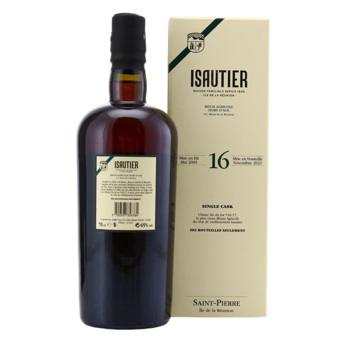 Isautier 2005 Single Cask 16 Year Old Lot #16/17