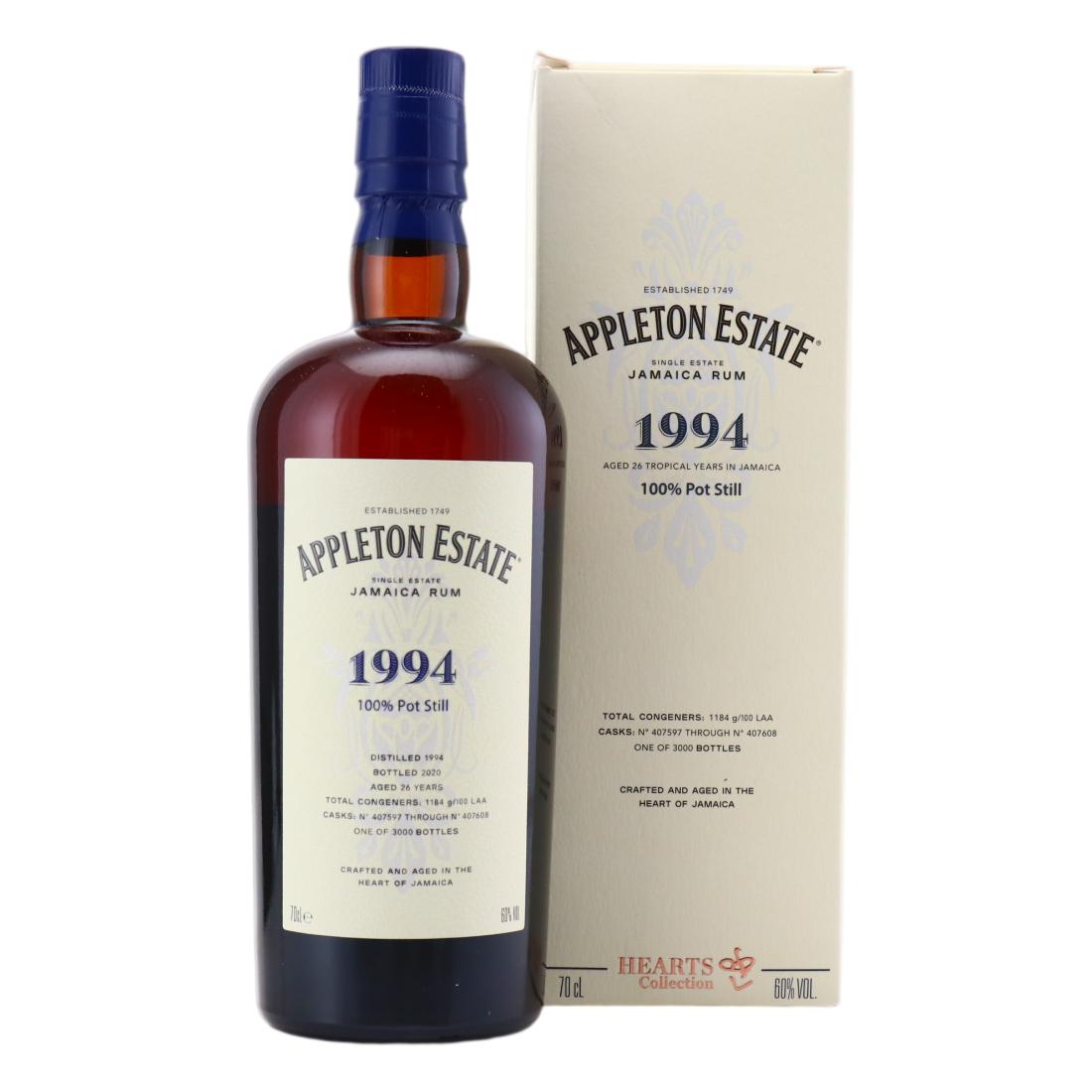 Appleton Estate 1994 Hearts Collection 26 Year Old
