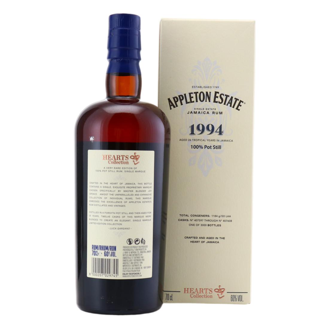 Appleton Estate 1994 Hearts Collection 26 Year Old
