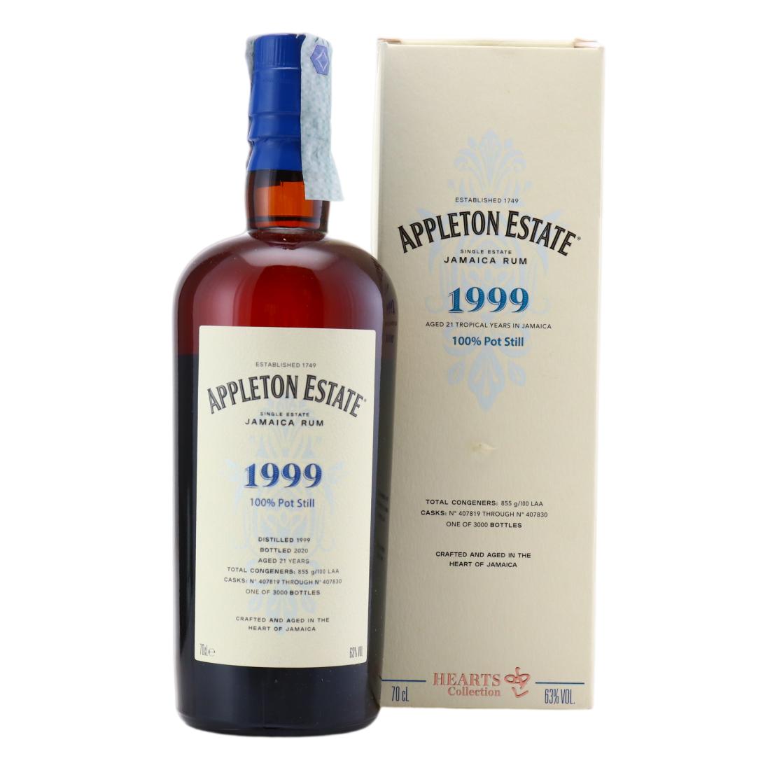 Appleton Estate 1999 Hearts Collection 21 Year Old