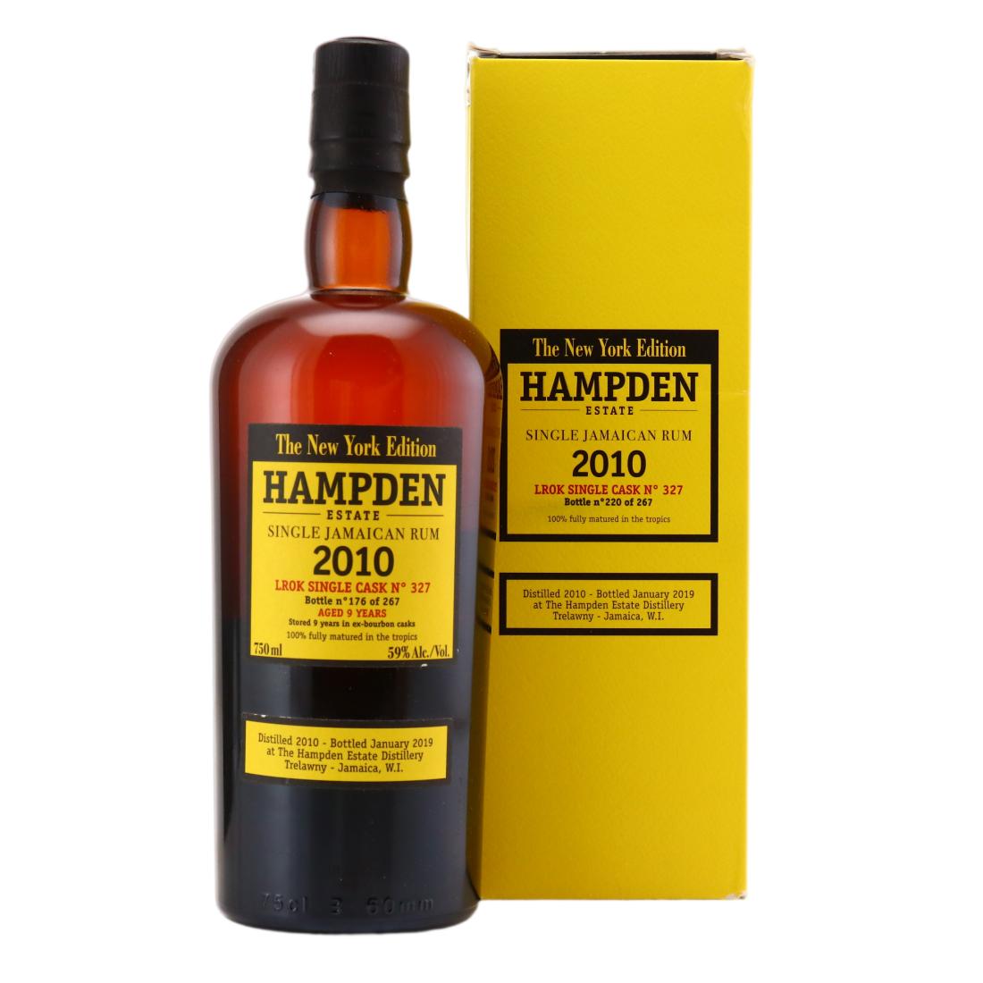 Hampden Estate LROK 2010 Single Cask 9 Year Old - The New York Edition