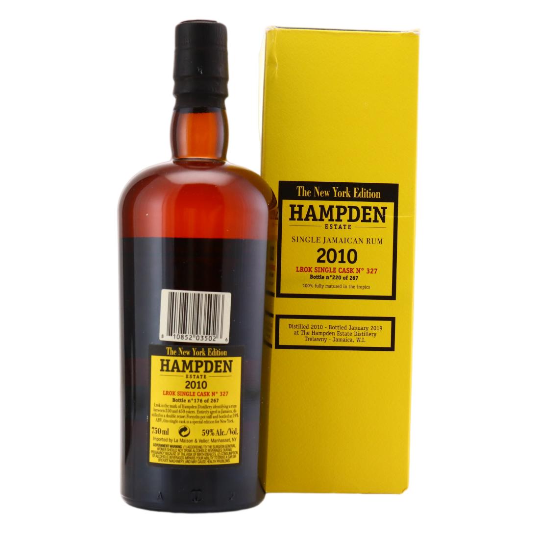 Hampden Estate LROK 2010 Single Cask 9 Year Old - The New York Edition