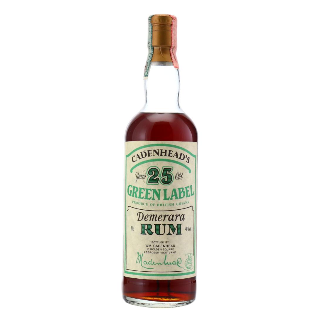 Cadenhead's Green Label 25 Year Old Demerara Rum