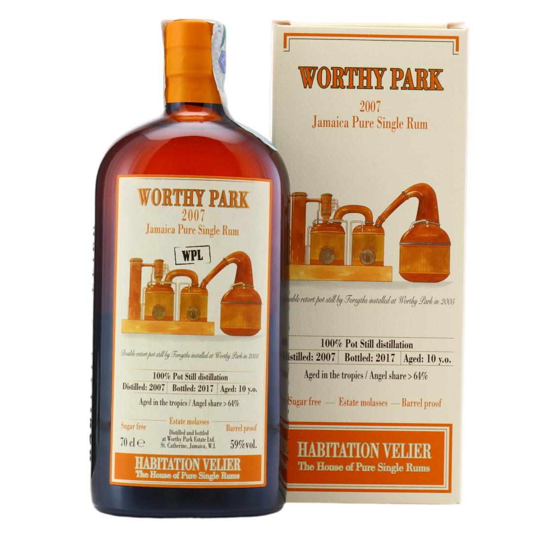 Worthy Park WPL 2007 Habitation Velier 10 Year Old