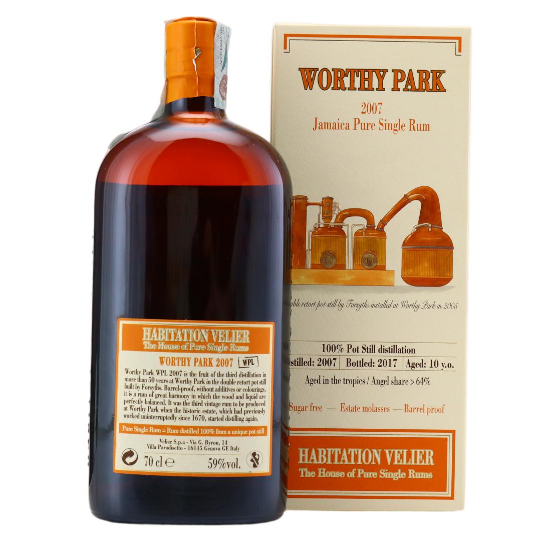 Worthy Park WPL 2007 Habitation Velier 10 Year Old
