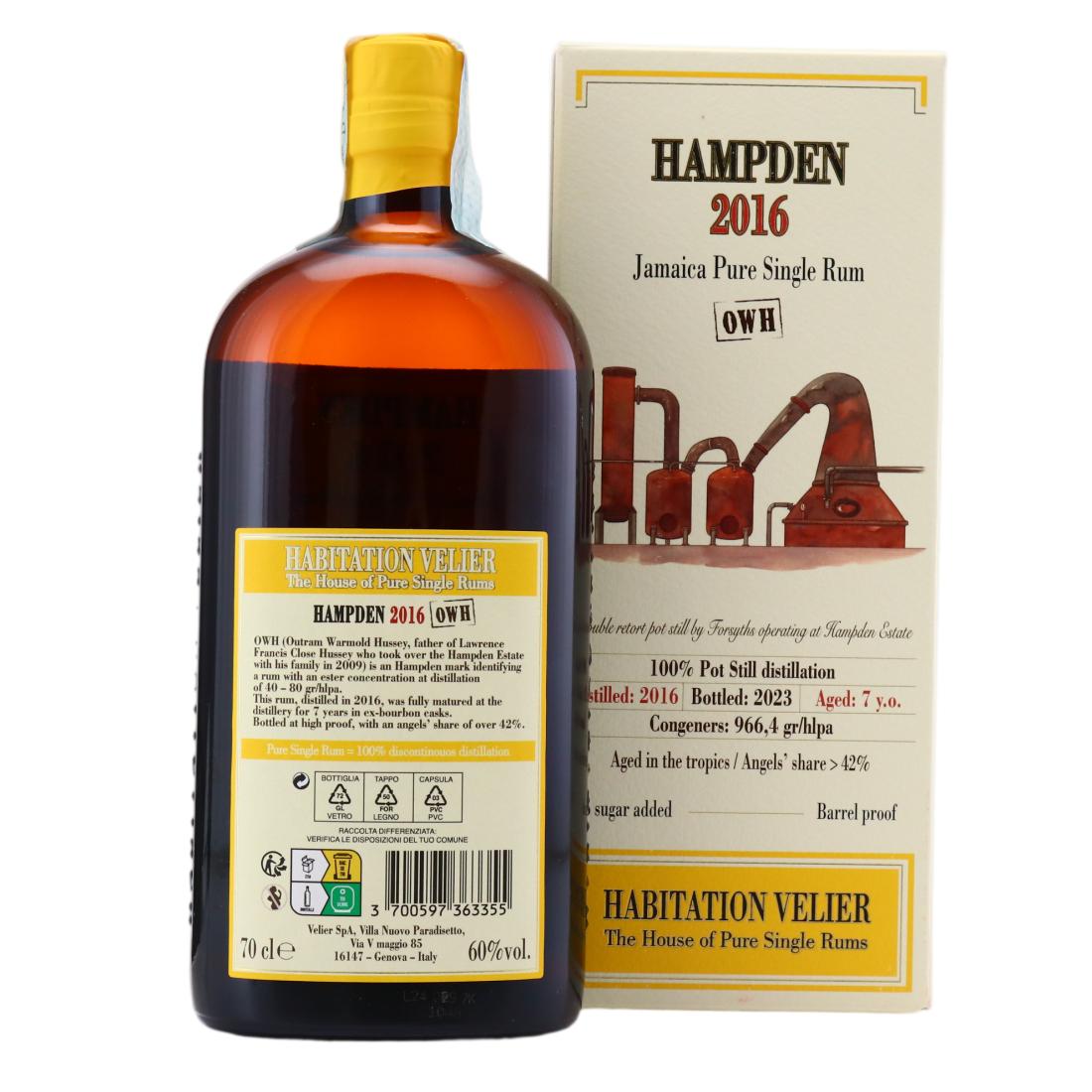 Hampden OWH 2016 Habitation Velier 7 Year Old