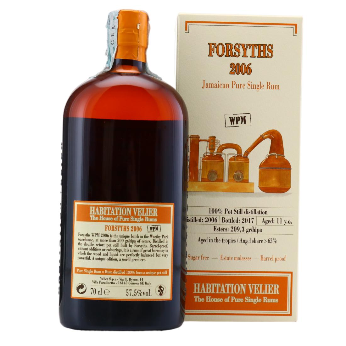 Forsyths WPM 2006 Habitation Velier 11 Year Old