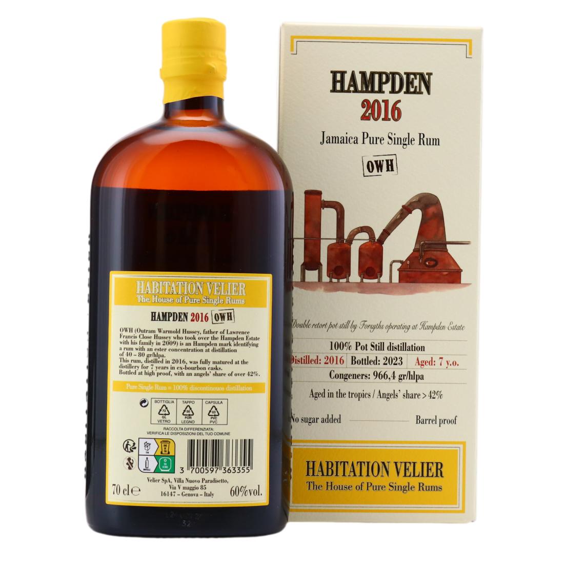 Hampden OWH 2016 Habitation Velier 7 Year Old