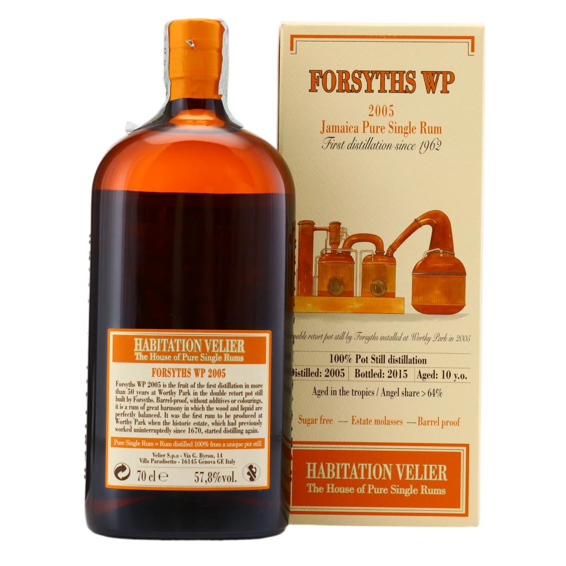 Forsyths WP 2005 Habitation Velier 10 Year Old