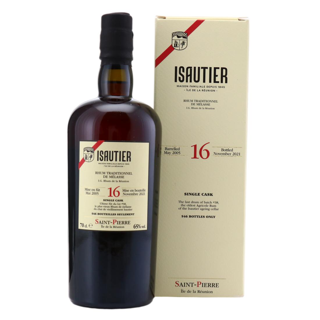 Isautier 2005 Single Cask 16 Year Old Lot #38