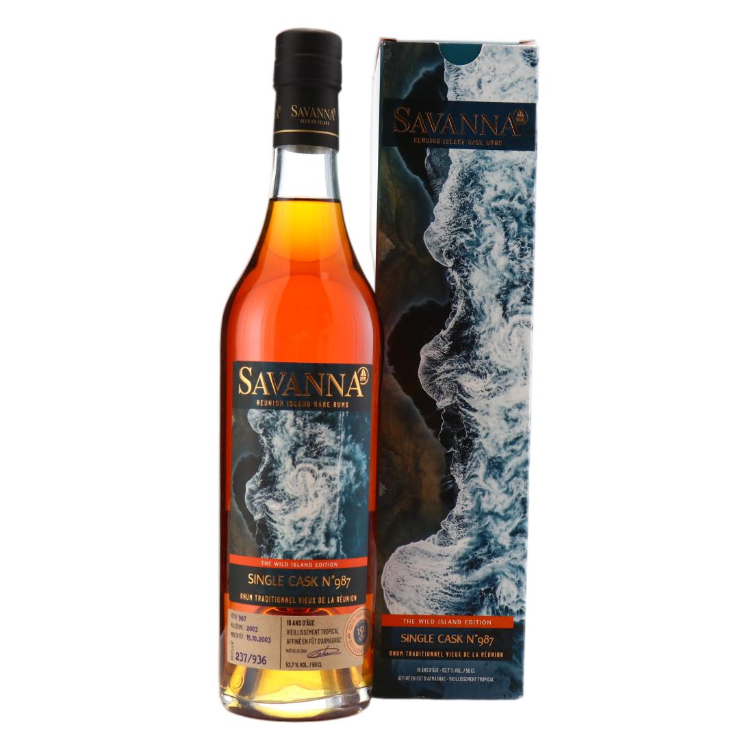 Savanna 2003 The Wild Island Edition 16 Year Old Rhum Traditionnel - 150th Anniversary