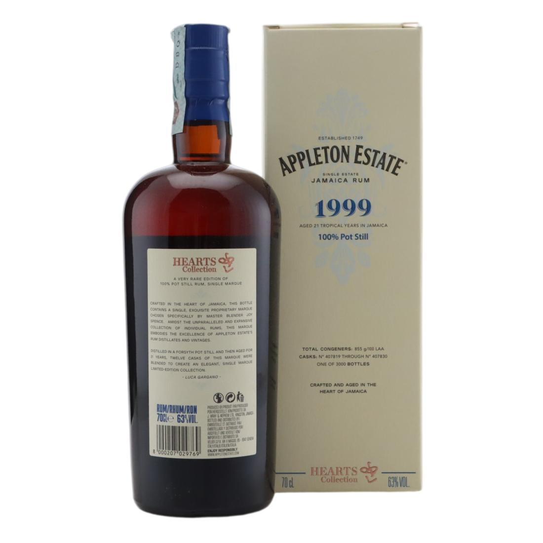 Appleton Estate 1999 Hearts Collection 21 Year Old