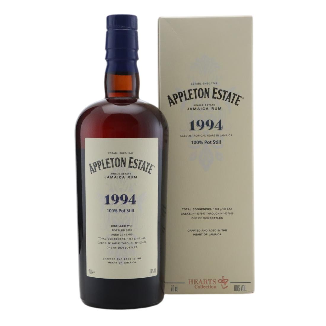 Appleton Estate 1994 Hearts Collection 26 Year Old
