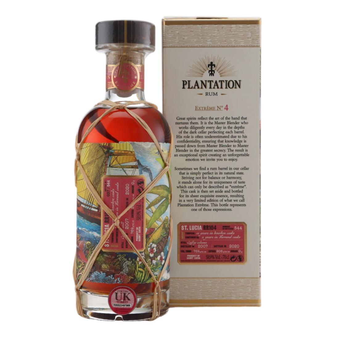 St. Lucia 2007 Plantation 13 Year Old Extrême No.4