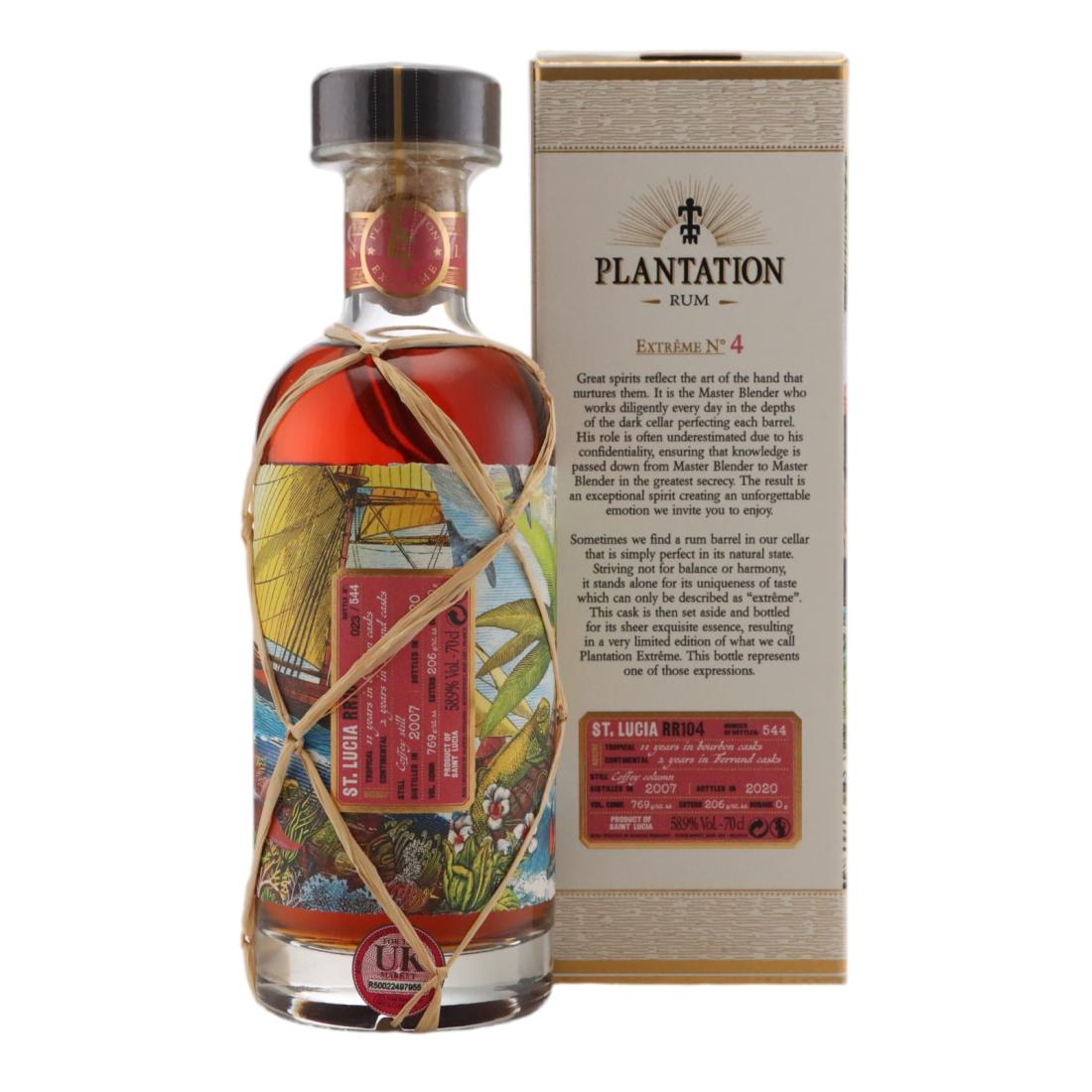 St. Lucia 2007 Plantation 13 Year Old Extrême No.4