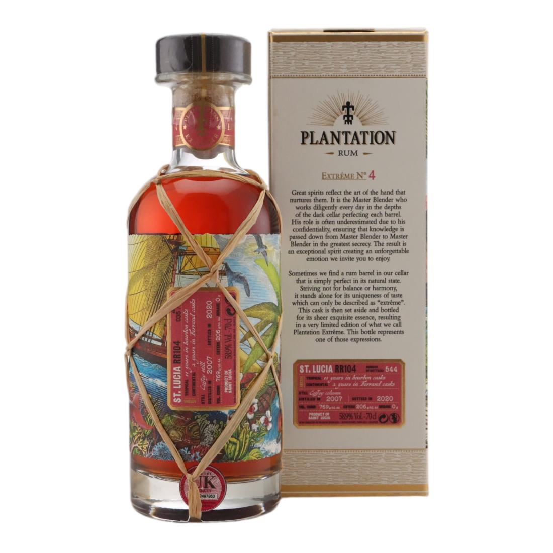 St. Lucia 2007 Plantation 13 Year Old Extrême No.4