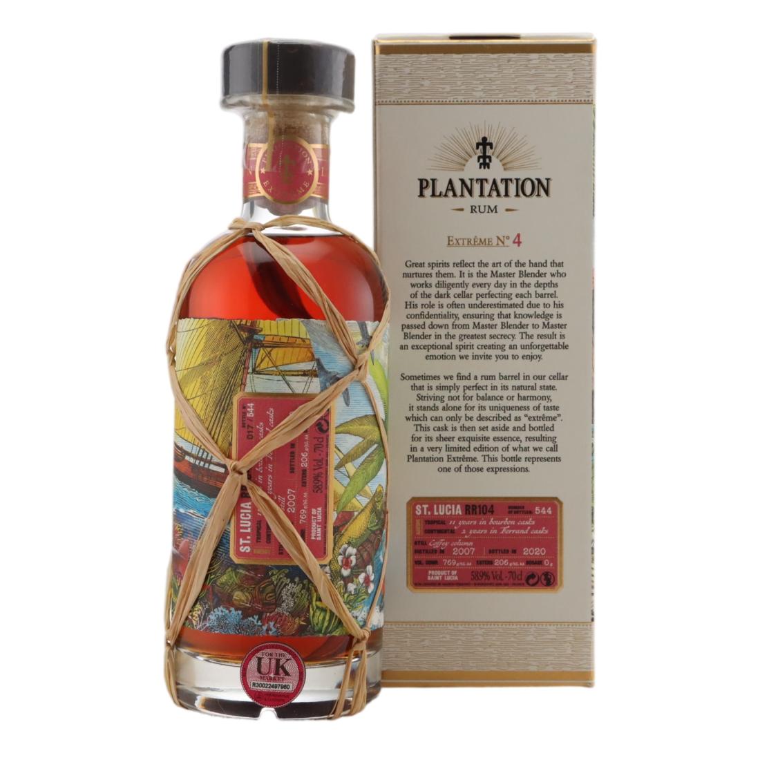 St. Lucia 2007 Plantation 13 Year Old Extrême No.4