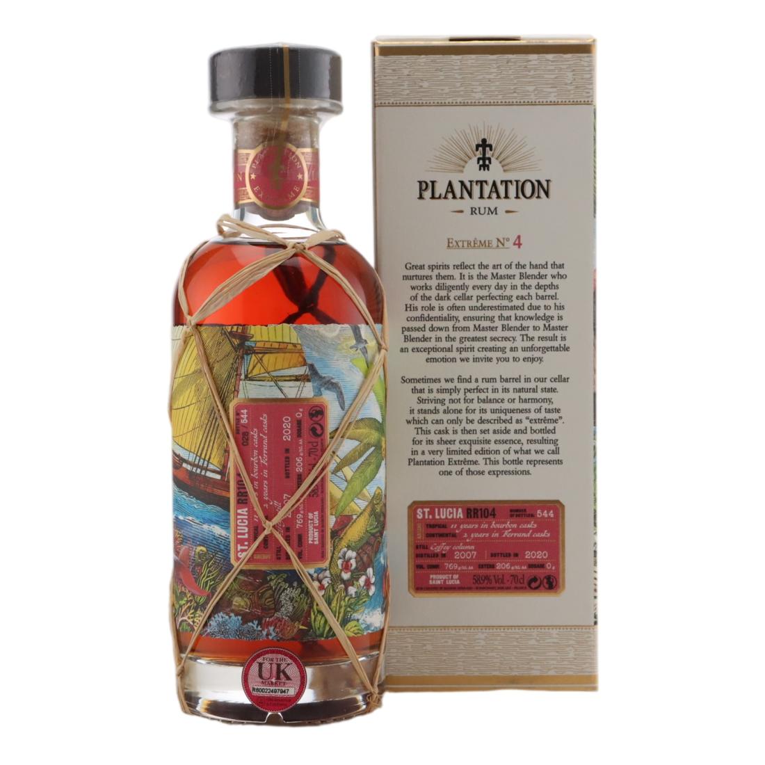 St. Lucia 2007 Plantation 13 Year Old Extrême No.4
