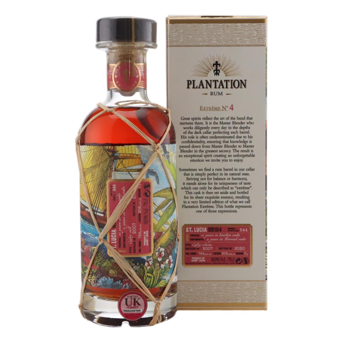 St. Lucia 2007 Plantation 13 Year Old Extrême No.4