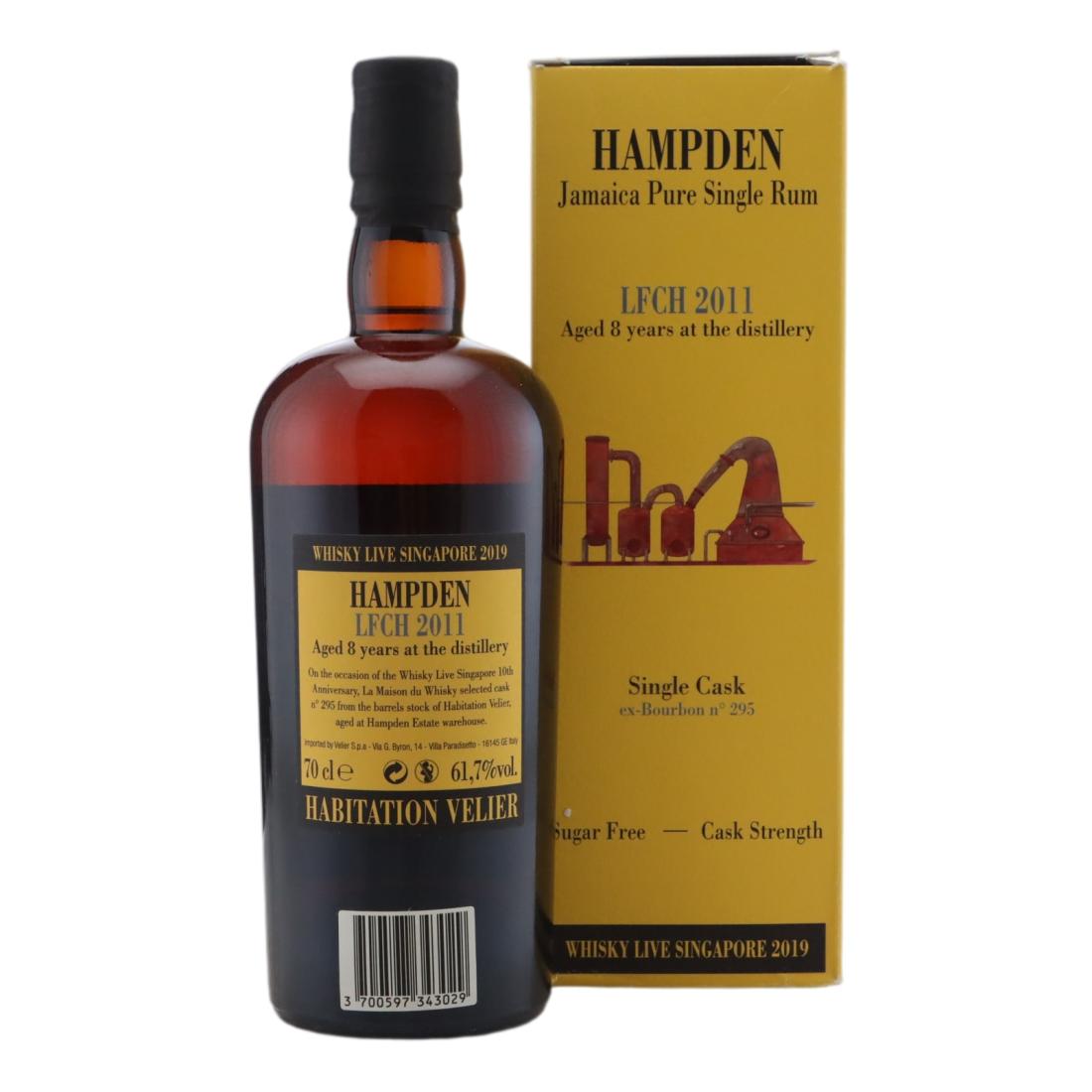 Hampden LFCH 2011 Habitation Velier 8 Year Old