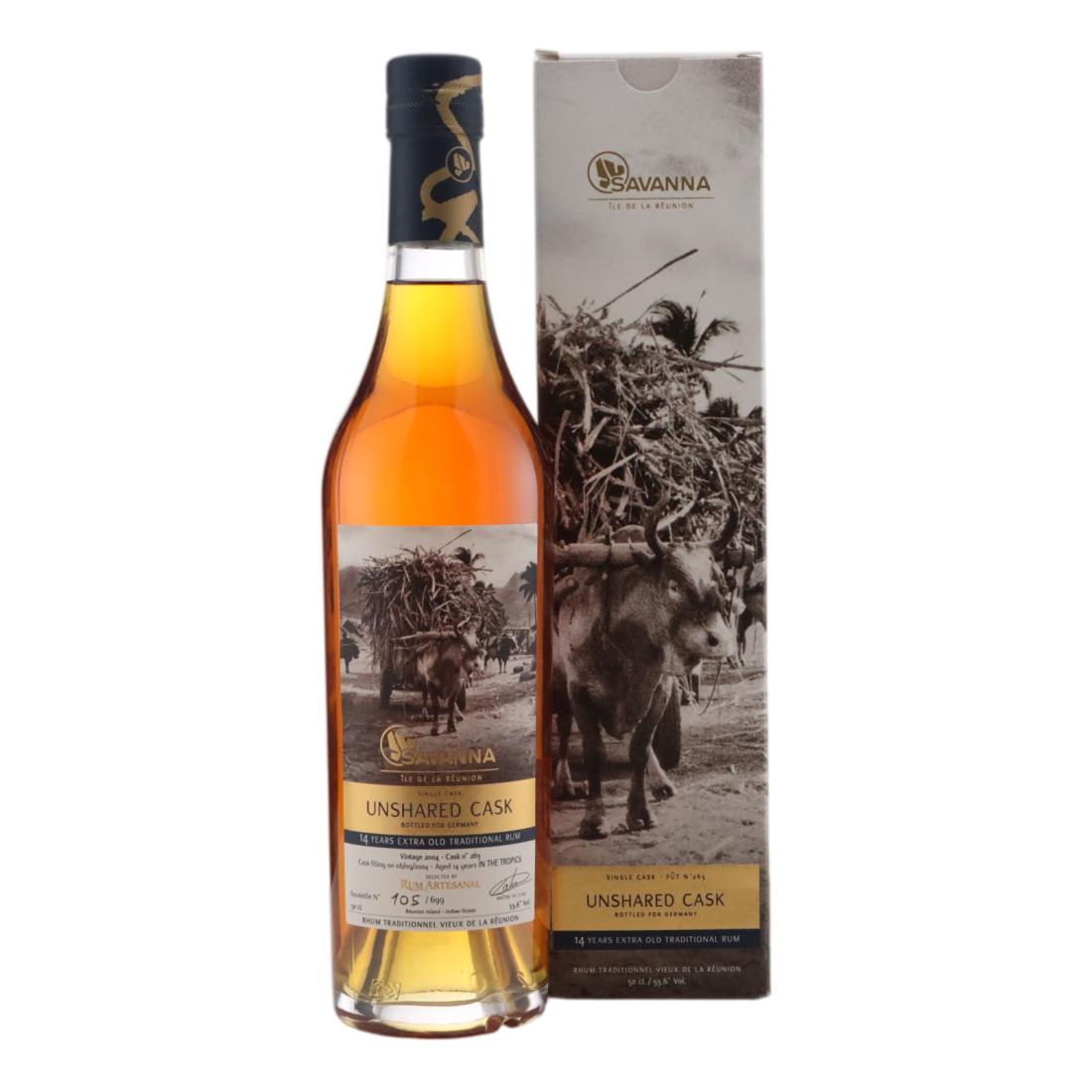 Savanna 2004 Unshared Cask 14 Year Old Rhum Traditionnel