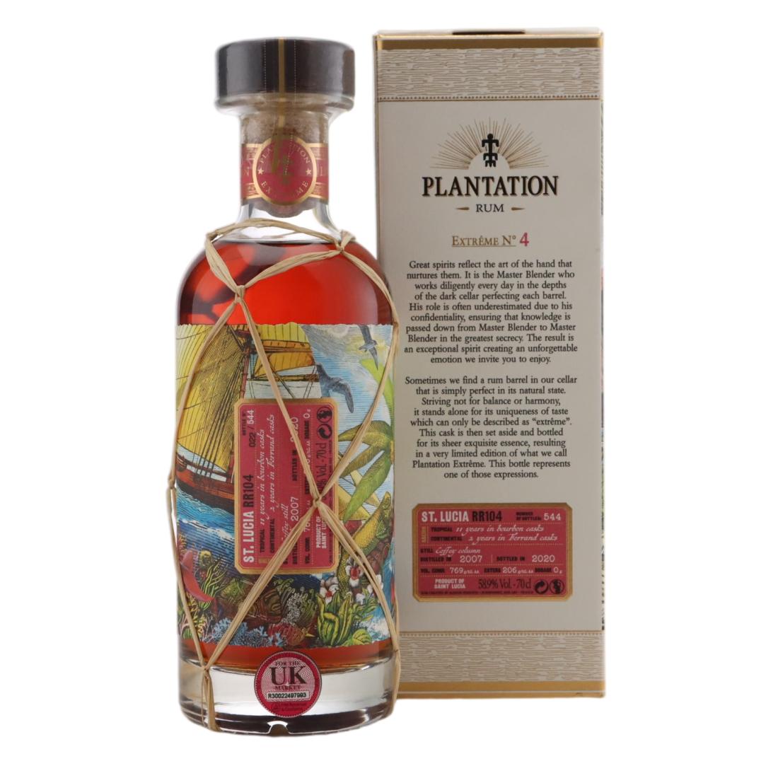 St. Lucia 2007 Plantation 13 Year Old Extrême No.4