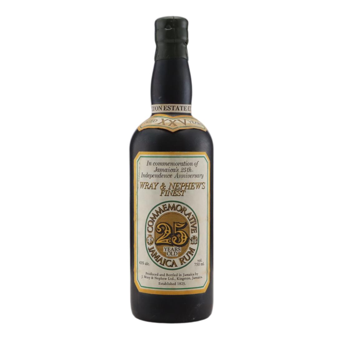 Wray & Nephew's Finest Commemorative 25 Year Old - Jamaica's 25th Independence Anniversary