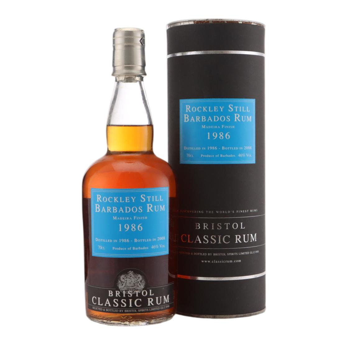 Rockley Still 1986 Bristol Classic Rum Madeira Finish