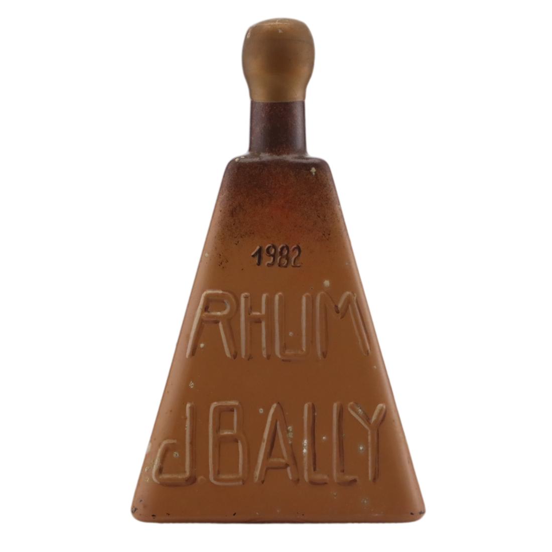 J. Bally 1982 Rhum Vieux Ceramic Pyramide Decanter