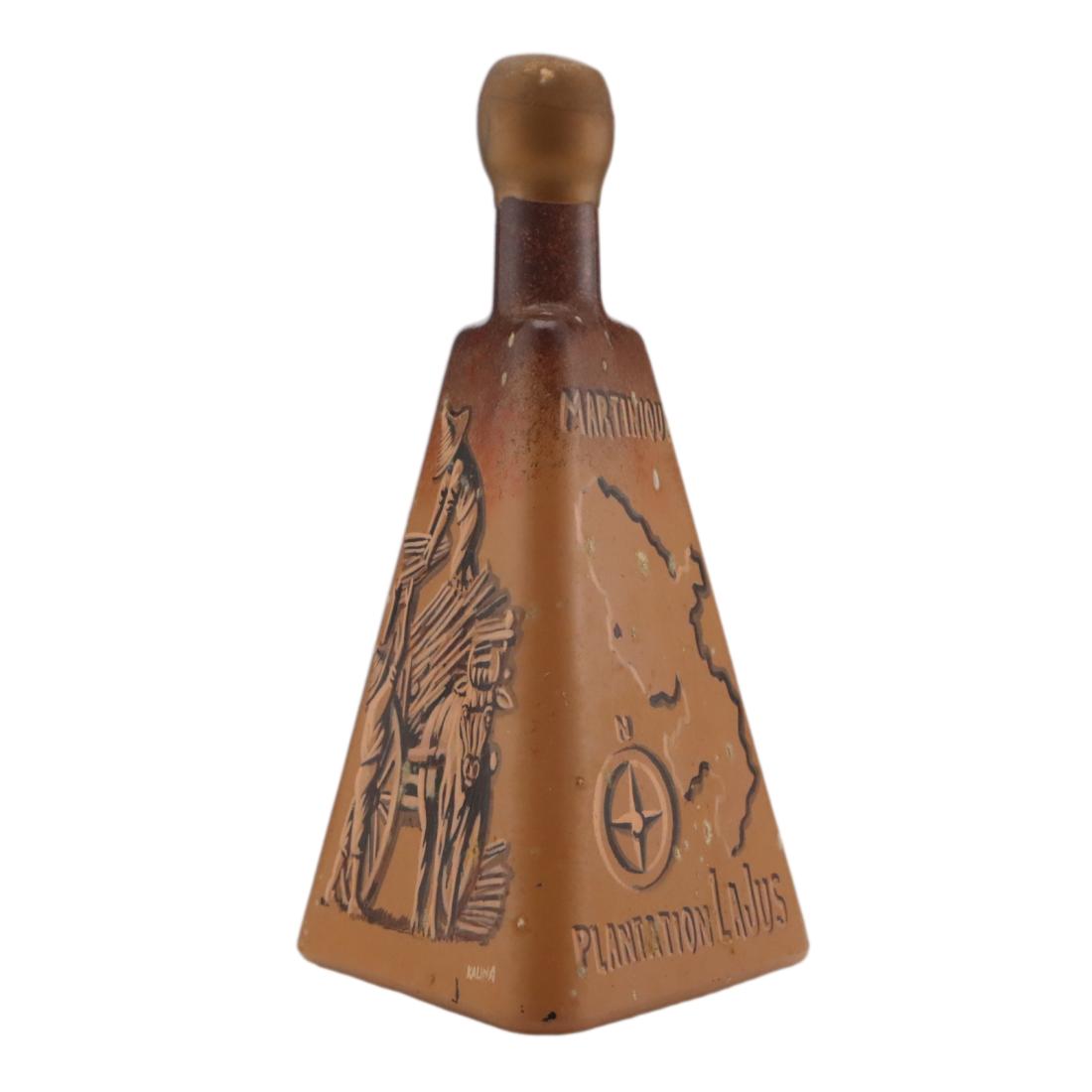 J. Bally 1982 Rhum Vieux Ceramic Pyramide Decanter