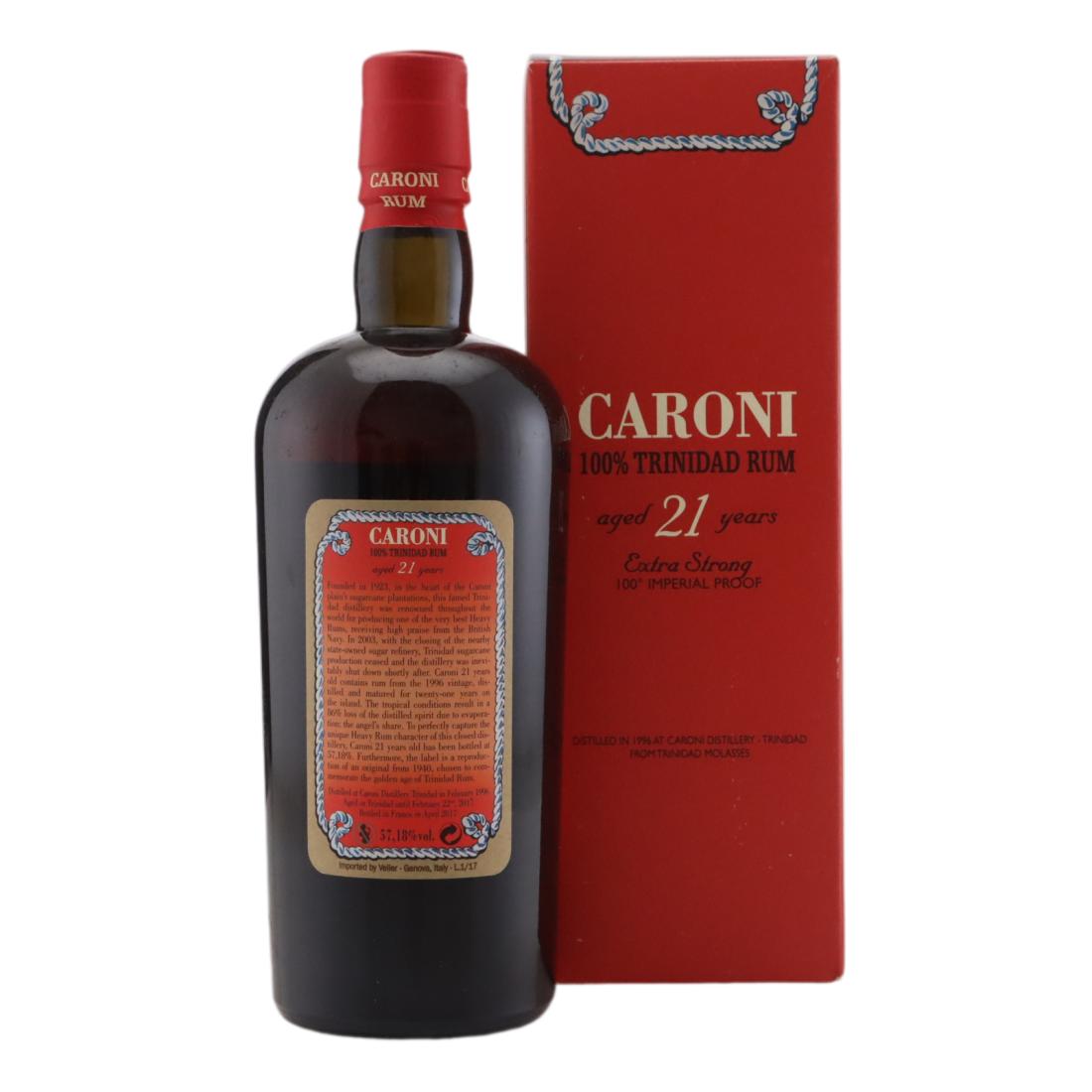 Caroni 1996 100% Trinidad Rum 21 Year Old