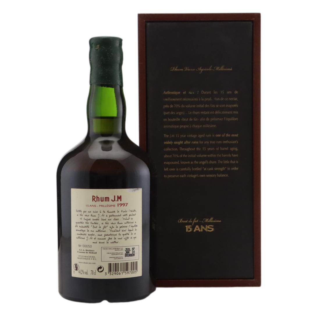 Rhum J.M 1997 15 Year Old Rhum Vieux