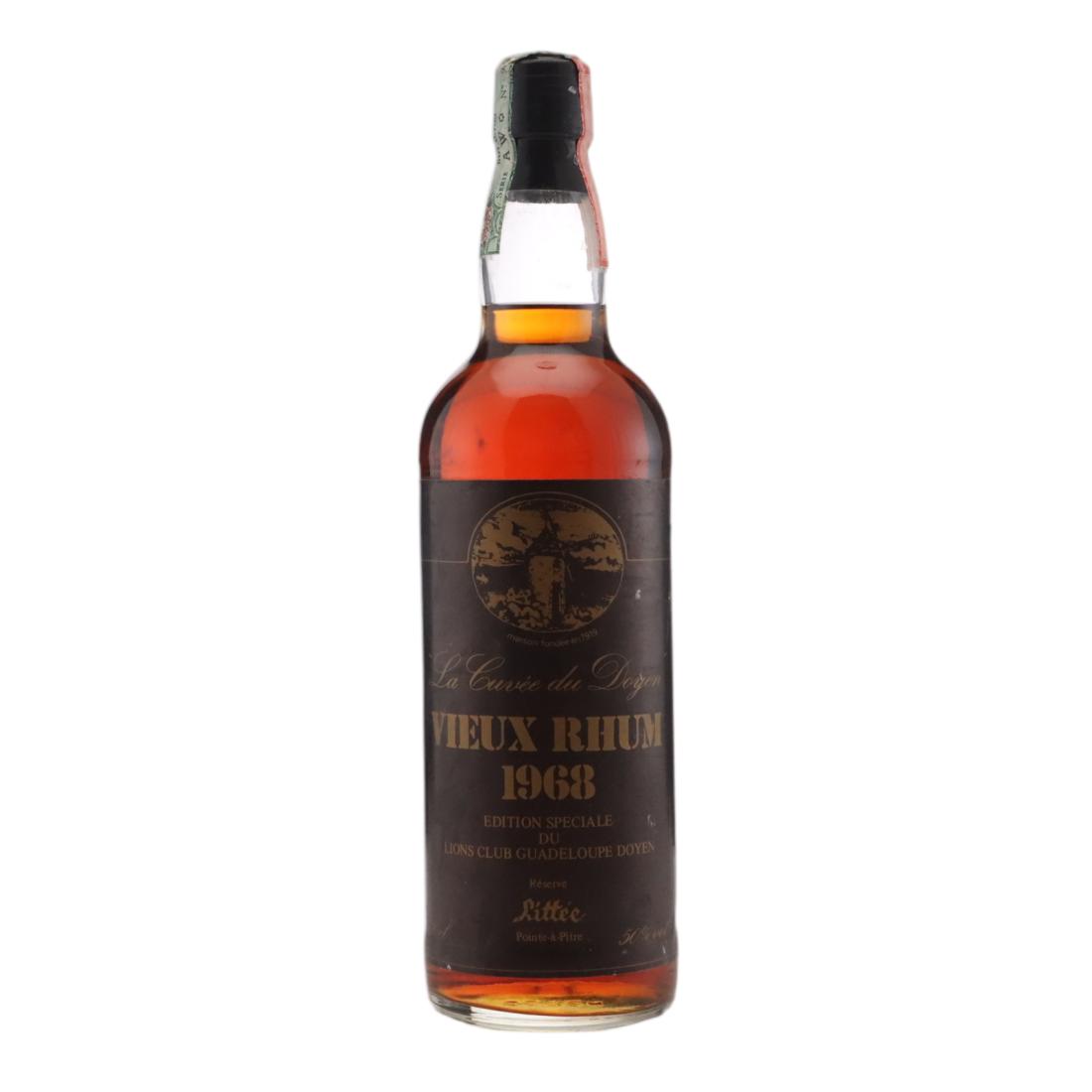 Littee 1968 Rhum Vieux Cuvee du Doyen