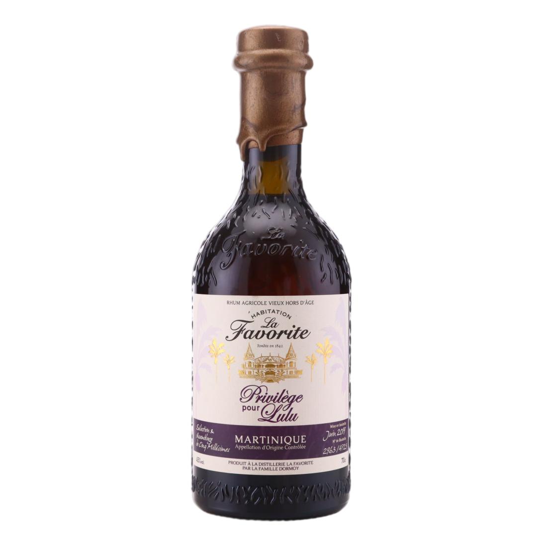 La Favorite Privilège pour Lulu Rhum Vieux