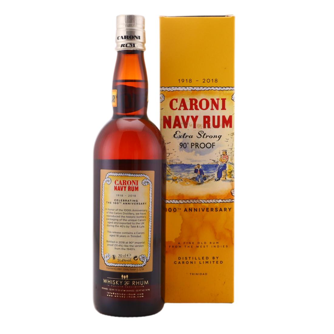 Caroni Navy Rum Extra Strong - Celebrating the 100th Anniversary