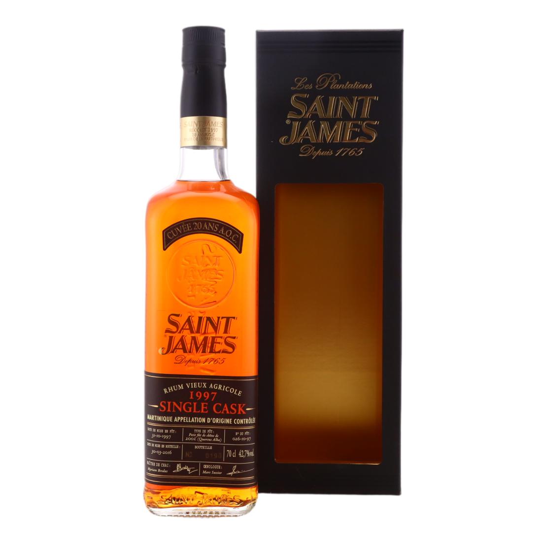 Saint James 1997 Single Cask - Cuvée 20 Ans A.O.C.