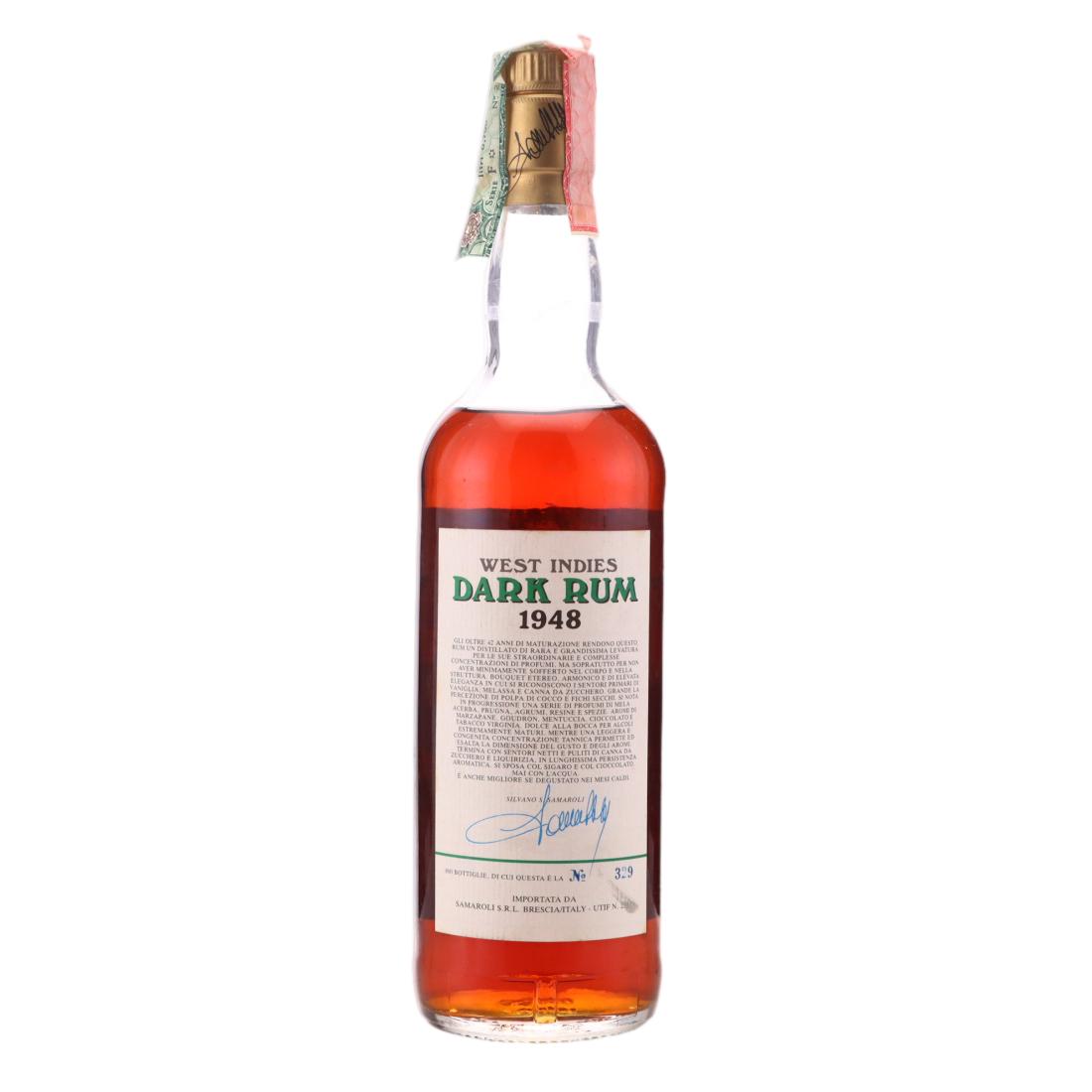 West Indies Dark Rum 1948