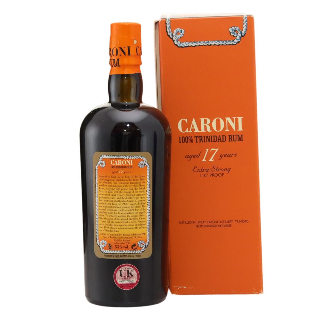 Caroni 1998 100% Trinidad Rum 17 Year Old