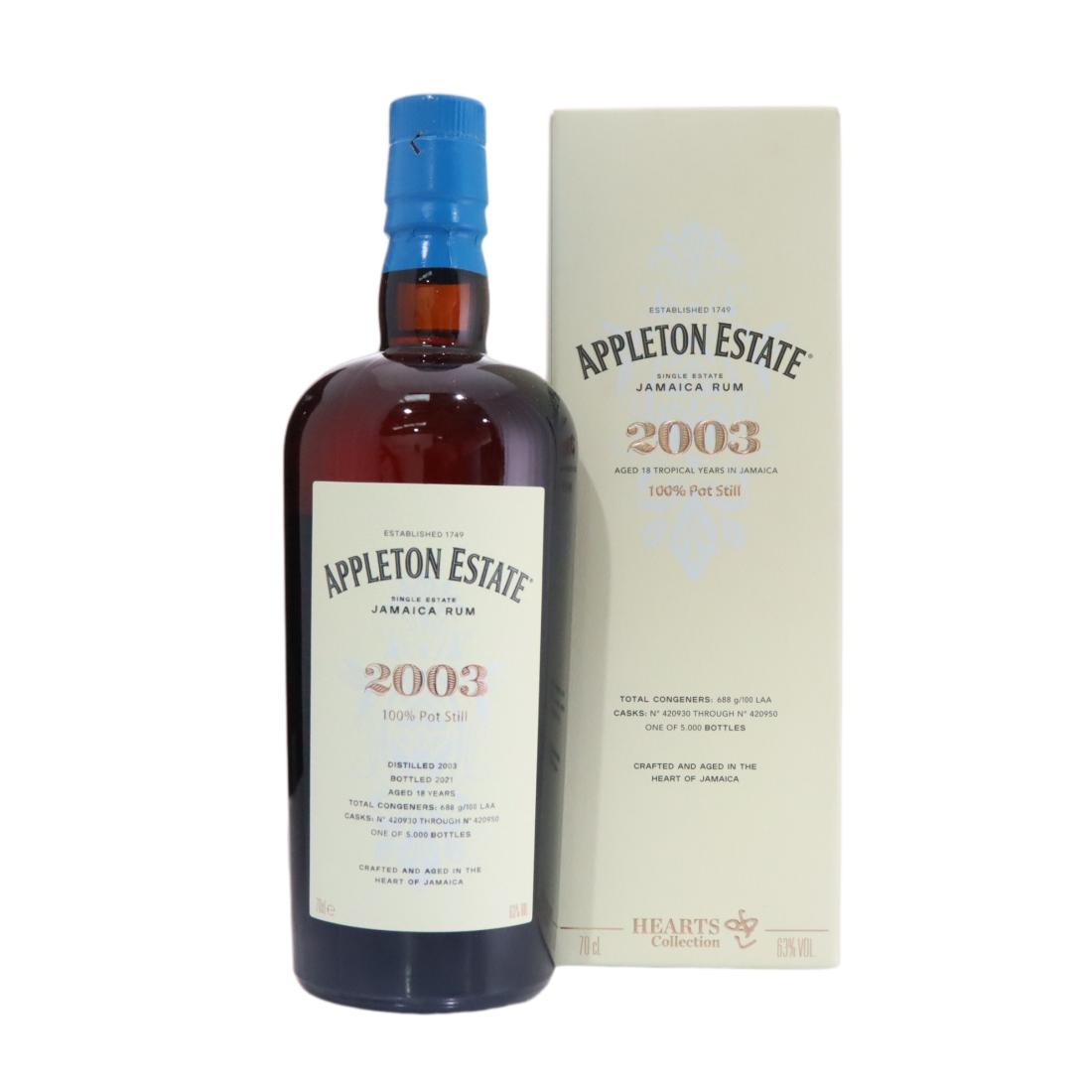 Appleton Estate 2003 Hearts Collection 18 Year Old