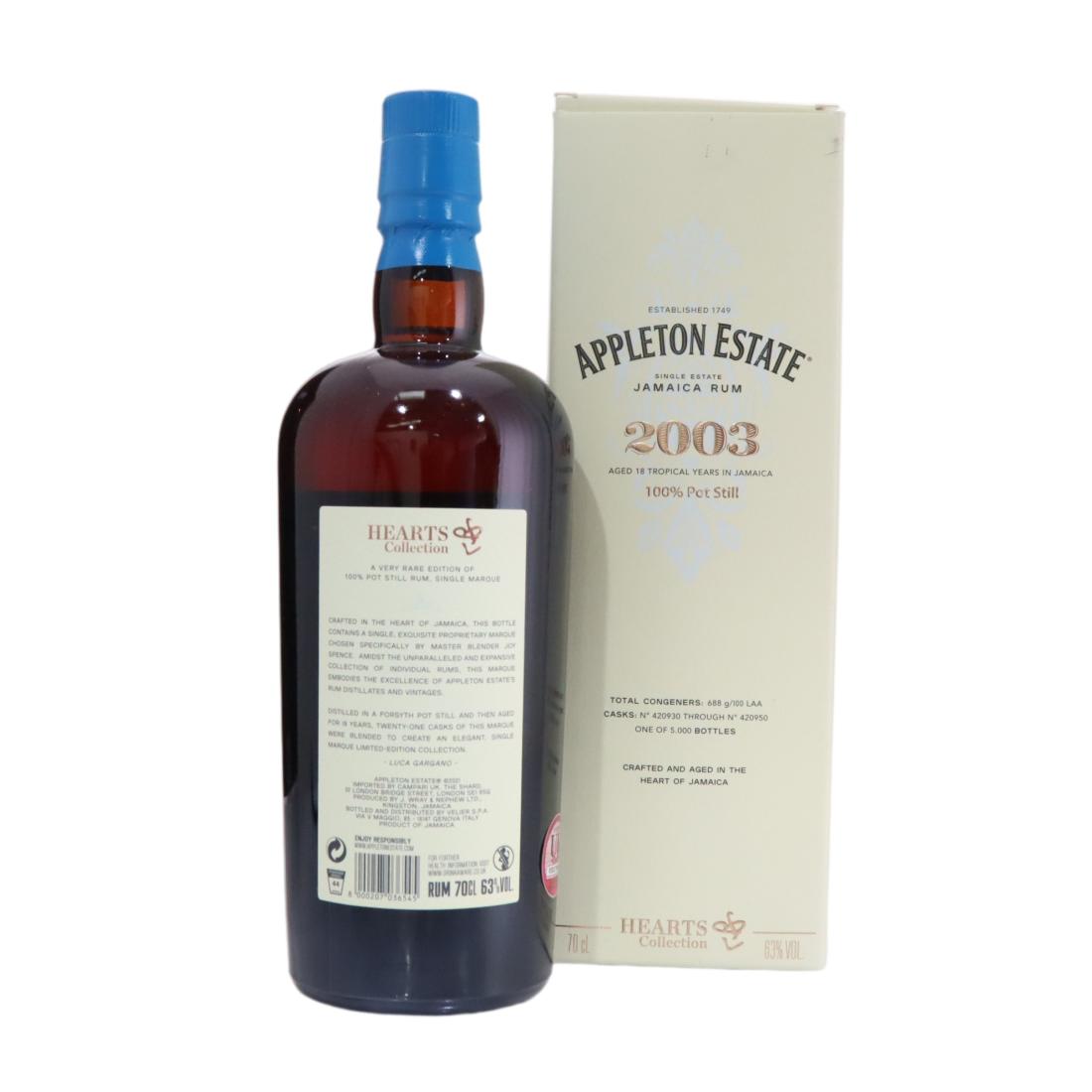 Appleton Estate 2003 Hearts Collection 18 Year Old