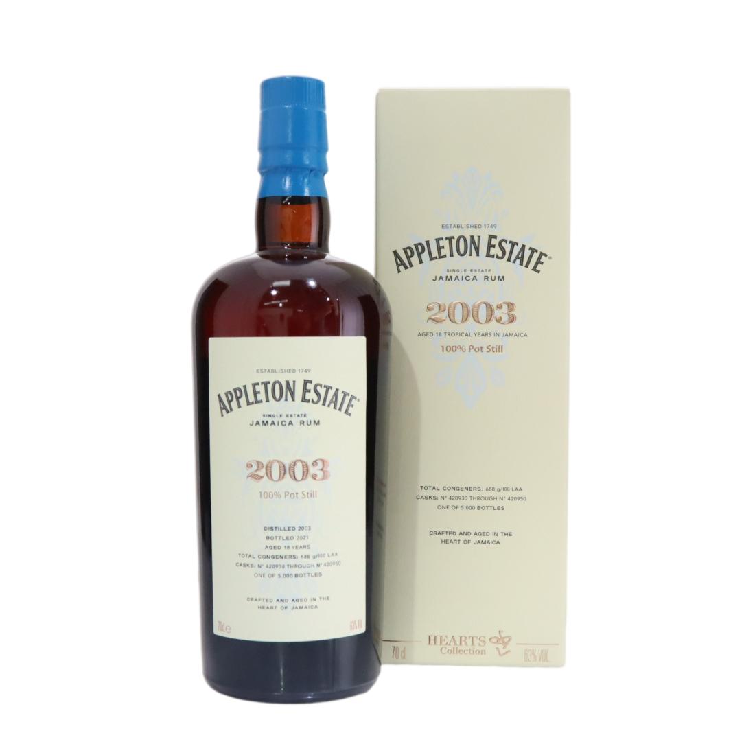 Appleton Estate 2003 Hearts Collection 18 Year Old