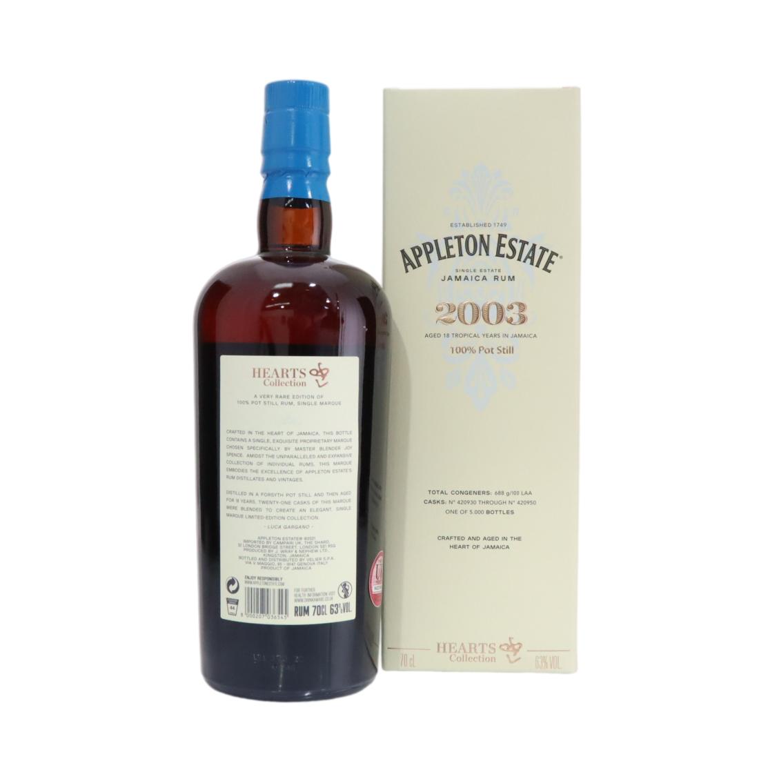 Appleton Estate 2003 Hearts Collection 18 Year Old