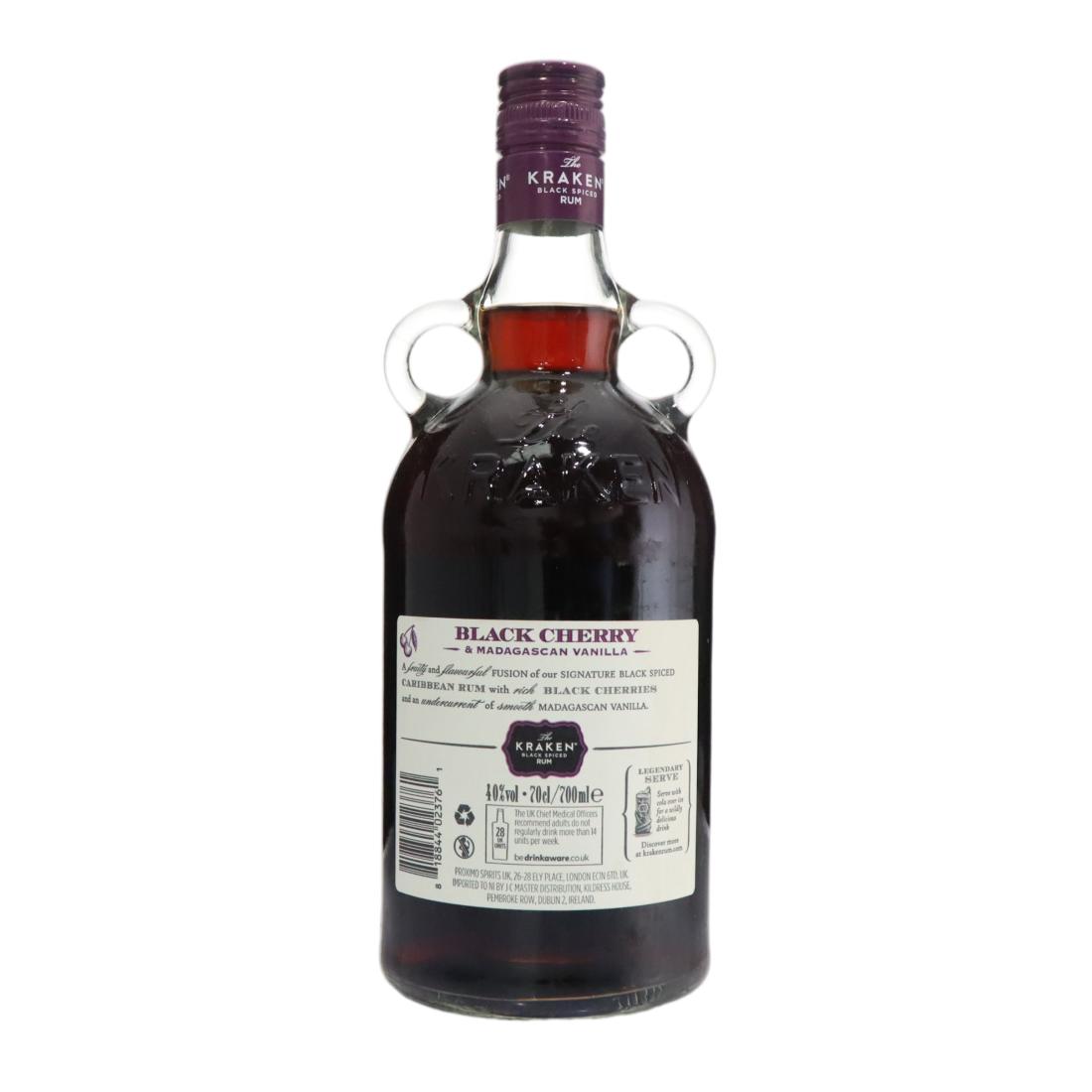 Kraken Black Spiced Rum Black Cherry & Madagascan Vanilla