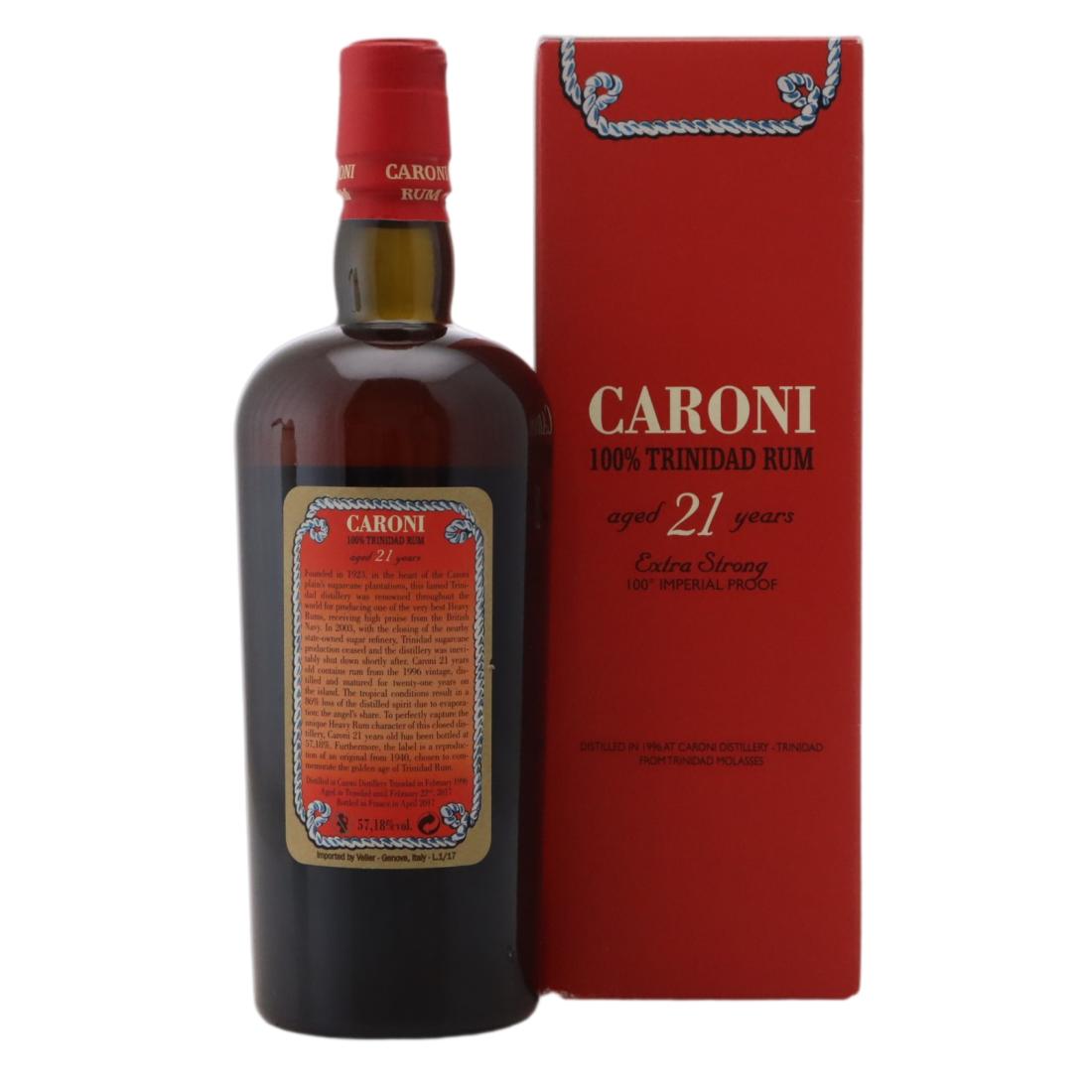 Caroni 1996 100% Trinidad Rum 21 Year Old