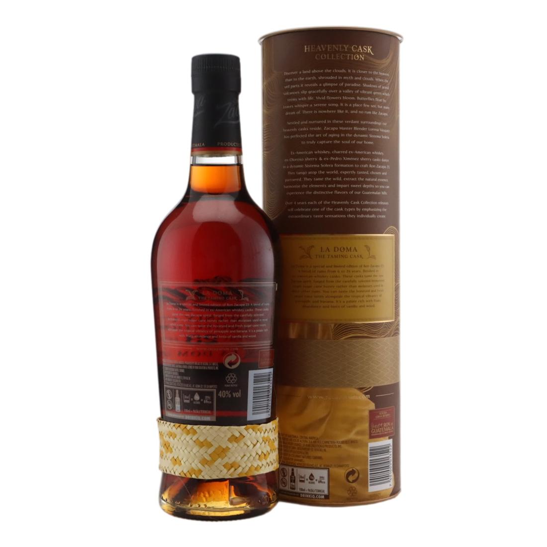 Ron Zacapa Centenario Sistema Solera 23 Heavenly Cask Collection - La Doma