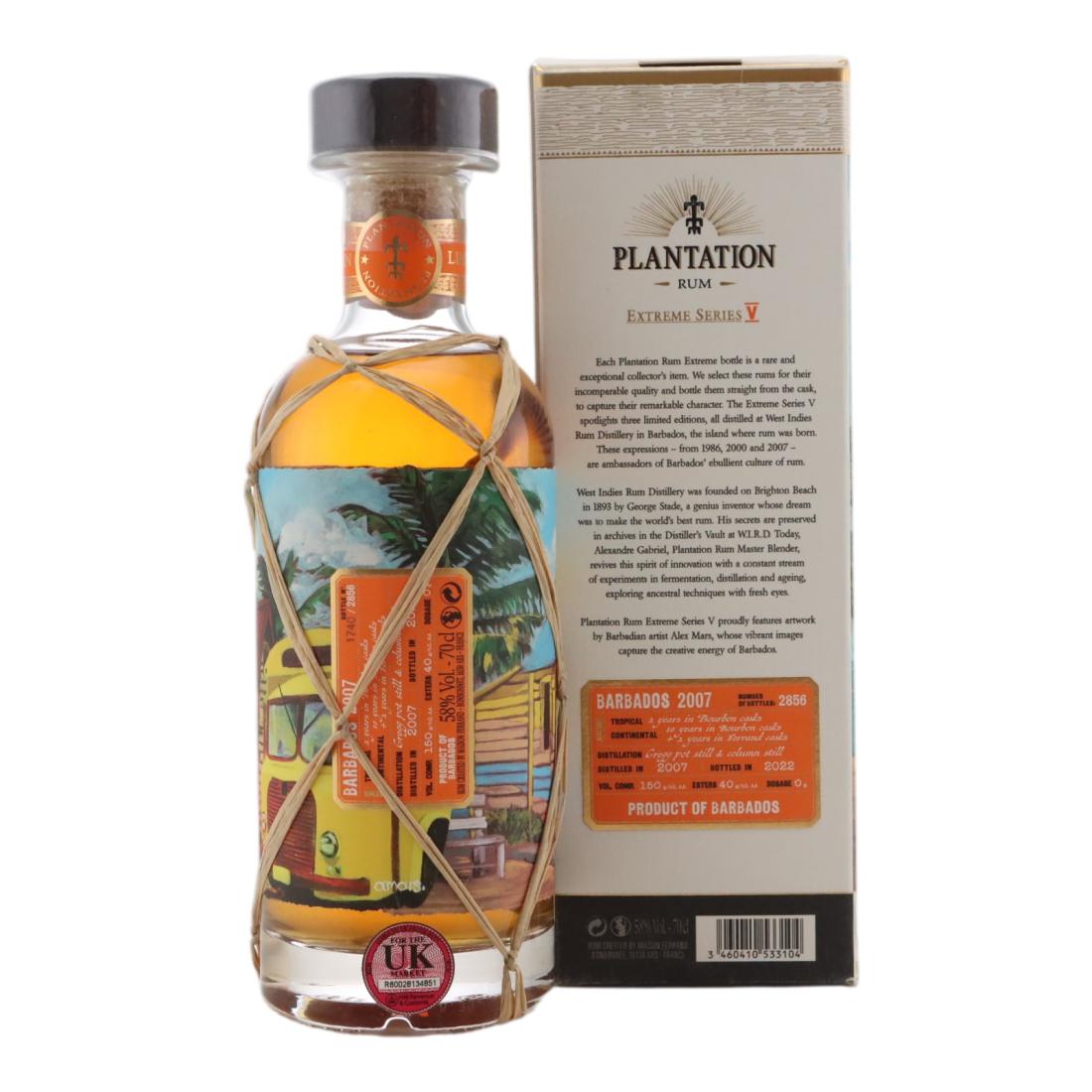 WIRD 2007 Plantation 14 Year Old Extreme Series V